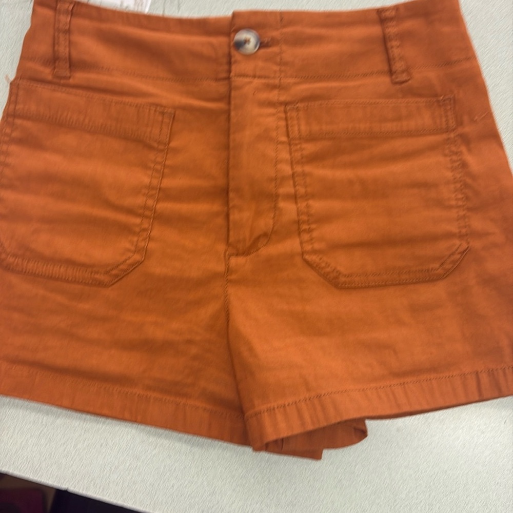 Maeve by Anthropologie The Colette Shorts, Copper Orange, 26